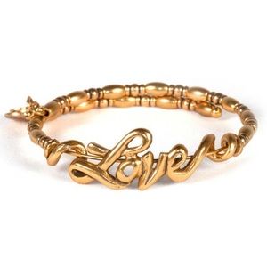 Alex and Ani Gold Love Wrap Bracelet (Retired)